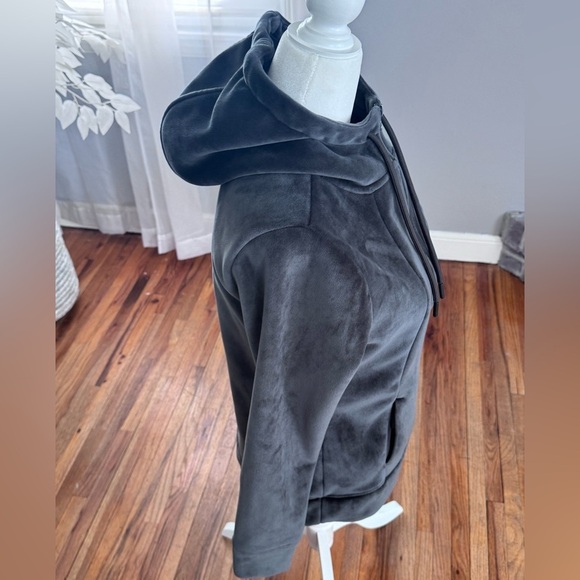 Gray Fleece Full Sip Hoodie - Picture 6 of 12